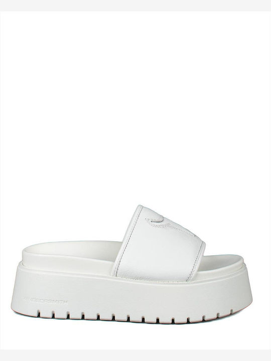 Windsor Smith Damen Flache Sandalen Flatforms in Weiß Farbe