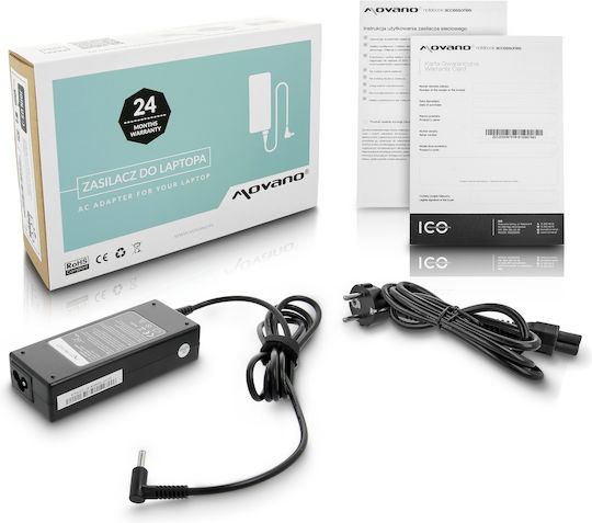 Movano Φορτιστής Laptop 90W 19.5V 4.62A για HP