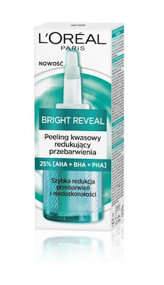 L'oreal Paris Bright Reveal Acid Peeling Reducing Discoloration 25ml