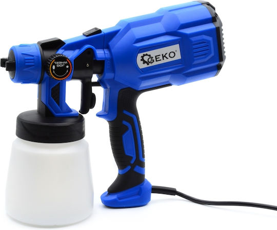 Geko G03131 Pistol de vopsit electric cu recipient de 0.8lt