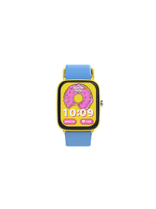 Kiddoboo Kinder Smartwatch mit Lederarmband Blau