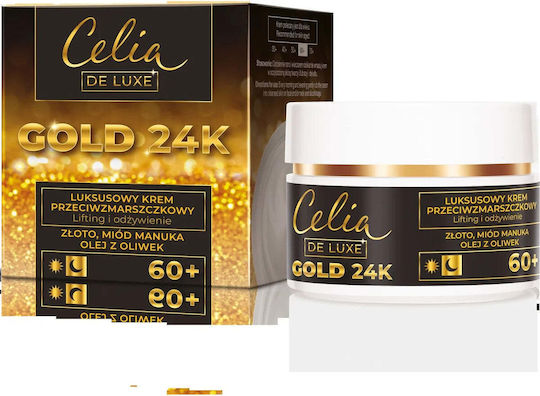 Celia De Luxe Gold 24k Cremă De Noapte Pentru Față 60+ 50ml