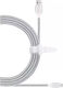 QIHANG Braided USB 2.0 Cable USB-C male - USB-A White 3m (0110920011092)
