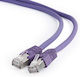 Gembird S/FTP Cat.6a (Gigabit) Мрежов Кабел Ethernet 2м Лилав