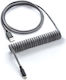 Cablemod Spirale USB 2.0 Kabel USB-C männlich - USB-A Gray 1.5m (CM-CKCA-CK-KC150KC-R)
