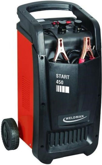 Weldman Start 450A Φορτιστής Μπαταρίας Αυτοκινήτου 450A 12/24V