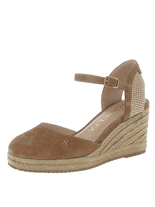 Stonefly Women's Platform Espadrilles Tabac Brown