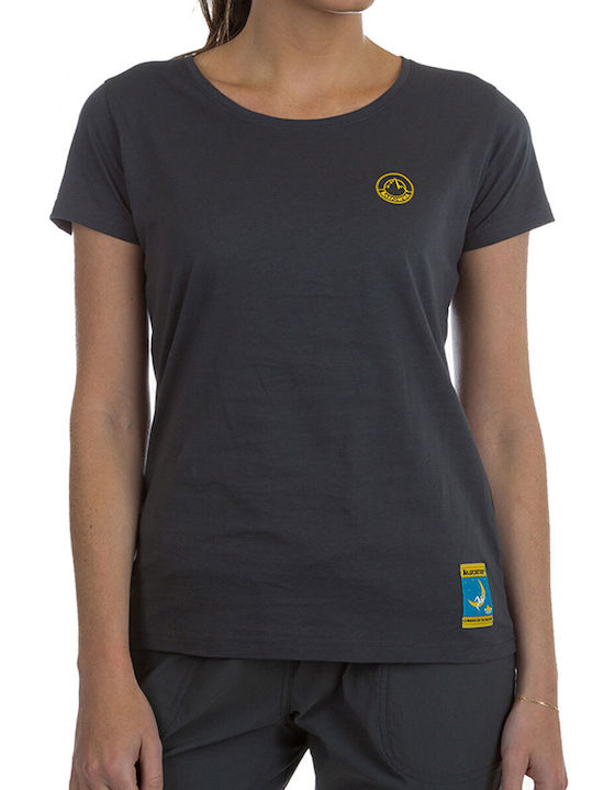 La Sportiva Γυναικείο Αθλητικό T-shirt Γκρι