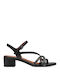 Marco Tozzi Leather Women's Sandals Black