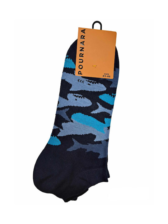 Pournara Socks Blue