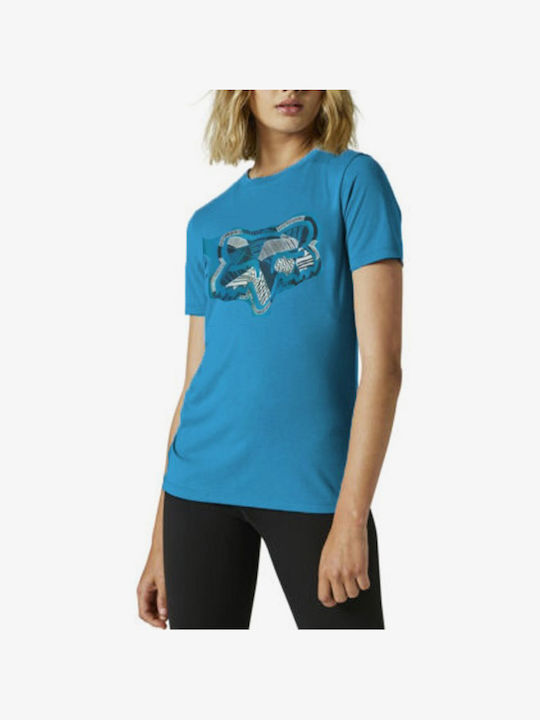 Fox Femeie Tricou Aqua