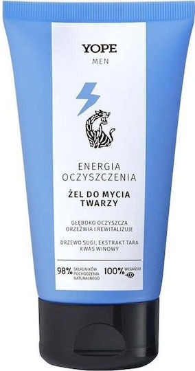 Yope Men Wood Face Wash Gel Men Cleansing Energy 150ml
