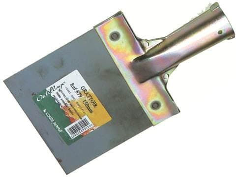 L' Outil Parfait Spatula Scraper Metallic 150x9.5mm with Metal Handle 879150