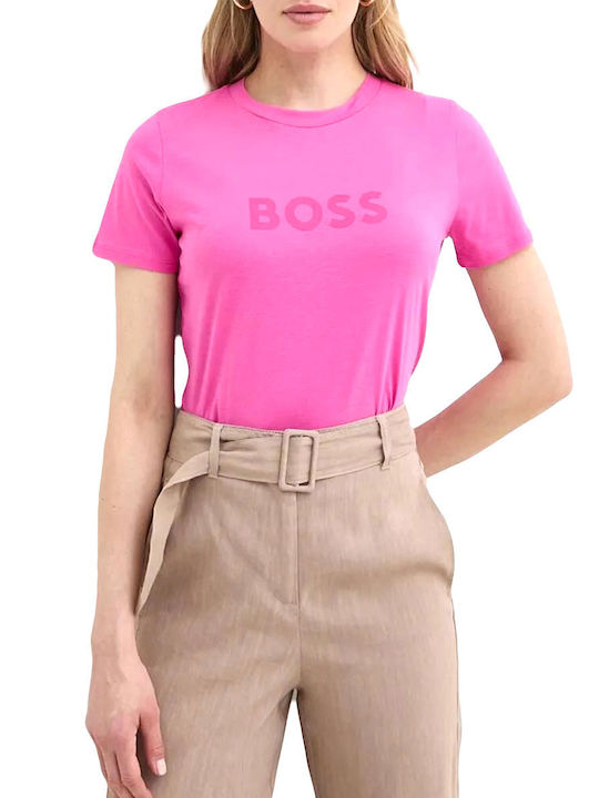 Hugo Boss Women's T-shirt Bright Purple Fuchsia