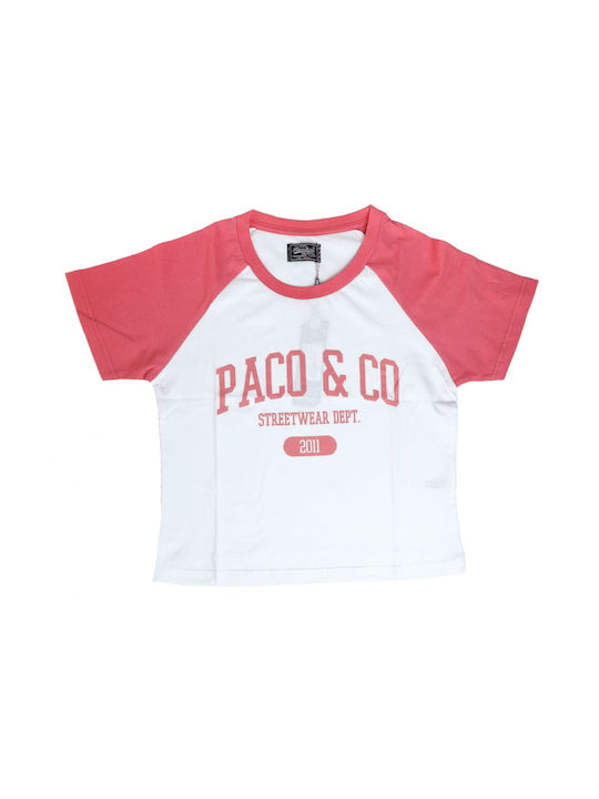 Paco & Co Γυναικείο T-shirt Coral