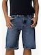 Ανδρική Βερμούδα Τζιν Denim Blue