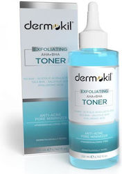 Dermokil Exfoliating Aha+bha Niacinamide Toner Exfoliating Facial Tonic 200ml