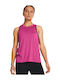 Under Armour Damen Sportliches Bluse Ärmellos Fuchsie