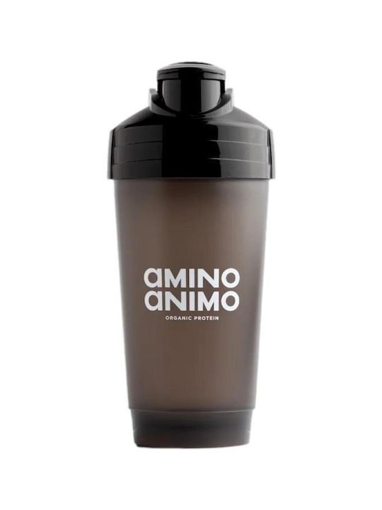 Amino Animo Plastic Protein Shaker 600ml Black