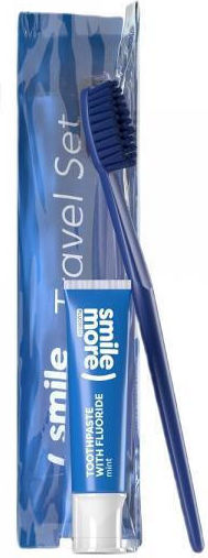 Hiskin Smile Toothpaste Set 30ml + Blue Toothbrush