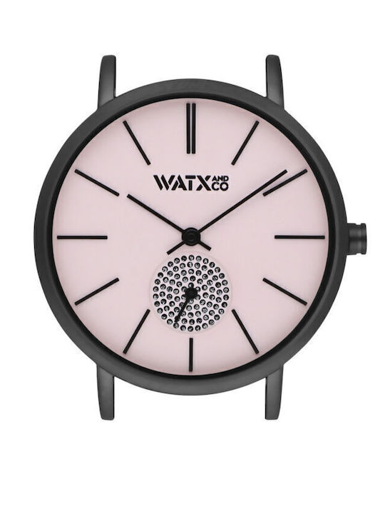 WATX & CO Women's Watch with Black Metal Bracelet