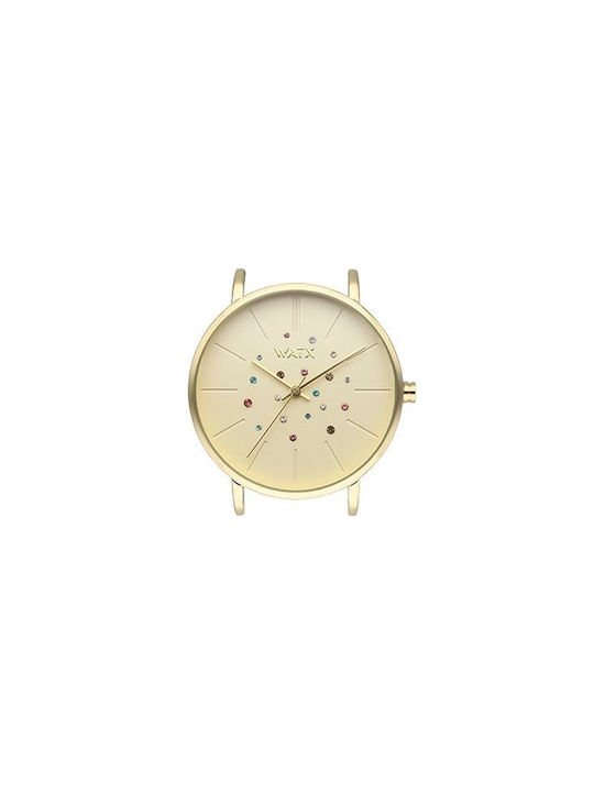 WATX & CO Watch with Gold Metal Bracelet