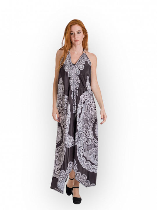 Women's Asymmetric Dress with Tie Details 377 Rima Emprime