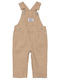 Kids' Overall Beige Railroad Stripe Overall