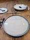 Kutahya Porselen Blue Porcelain Dinnerware Set 18pcs