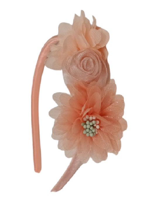 Elecool Kinder Stirnbänder Flowers mit Blume Orange
