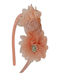 Elecool Kinder Stirnbänder Flowers mit Blume Orange