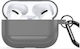 Dux Ducis Case Silicone with Hook in Gray color for Apple AirPods Pro 2