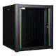 Lanview Wandmontiert Rack-Schrank 12U 60x56x64.5cm Schwarz RWP12U56BL