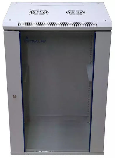 Extralink Επιτοίχια Καμπίνα Rack 15U Γκρι EX.14350