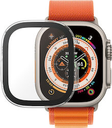 PanzerGlass Full Face Tempered Glass Apple Watch Ultra 49mm 1τμχ 3688 Διάφανο / Μαύρο
