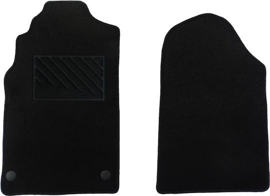 Autopataki Front Mats 2pcs for Mercedes-Benz Vito Black