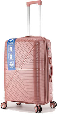 Medium Suitcase Rcm 185-24 66cm-rose Gold Pink-gold