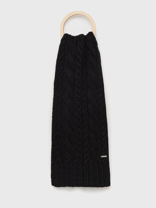 Michael Kors Women's Wool Scarf Black