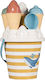 Little Dutch Beach Bucket Set Ice Cream Ocean Dreams Blue