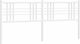 vidaXL Metallic White Bed Headboard 187x90cm