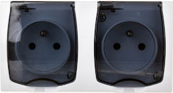 Ospel Madera Double Power Socket
