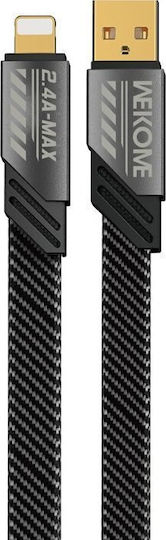 WK USB-A to Lightning Cable Black 1m (WK-WDC-190_01_TARNISH)