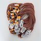 Omega Cordyl Fabric Cable Braided Lightning To USB 2A Polybag OEM 1m Orange