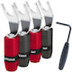 Audioquest Suregrip 300 Stecker 4Stück Mehrfarbig (18563)