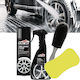 Car Wheel Cleaning Set Feral 4 Pieces Wheel Cleaner Foam Polish Sponge Wheel Cleaner