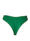 Bikini Brasilien Hohe Taille Grün