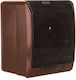 Elektro Plast Single Power Socket Waterproof Brown