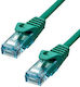 ProXtend U/UTP Cat.6a Ethernet Network Cable 2m Green 1pcs