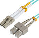 Microconnect Καλώδιο Οπτικής Ίνας LC/UPC-SC/UPC 0.5m Τιρκουάζ