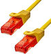 ProXtend U/UTP Кат.6 Кабел за Ethernet мрежа 20м Жълт 1бр
